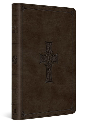 ESV Large Print Value Thinline Bible w/ Celtic Cross on Cover