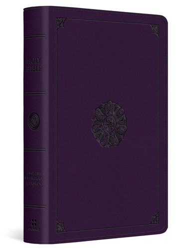 ESV Large Print Bible (TruTone Lavender Emblem Design)