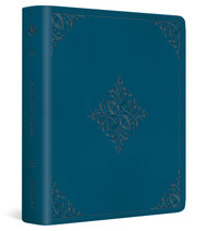 ESV Journaling Bible (TruTone Deep Teal Fleur-de-lis Design)