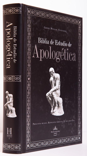 Biblia RVR 1960 de estudio de Apologetica negro tapa dura