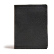 CSB Tony Evans Study Bible Black Genuine Leather Black Letter Study