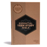 CSB Essential Teen Study Bible Hardcover Devotionals Study Tools Red