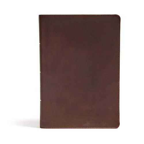 CSB Ultrathin Reference Bible Brown Genuine Leather