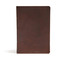CSB Ultrathin Reference Bible Brown Genuine Leather