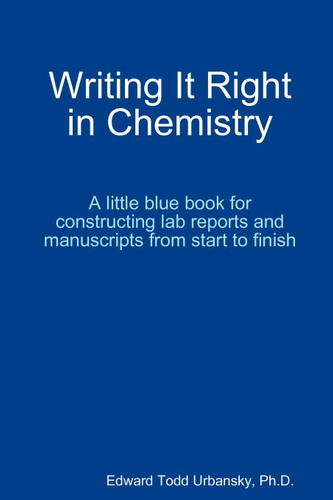 Writing It Right in Chemistry: A Little Blue Book