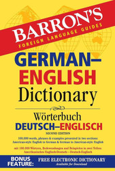 German-English Dictionary (Barron's Bilingual Dictionaries)