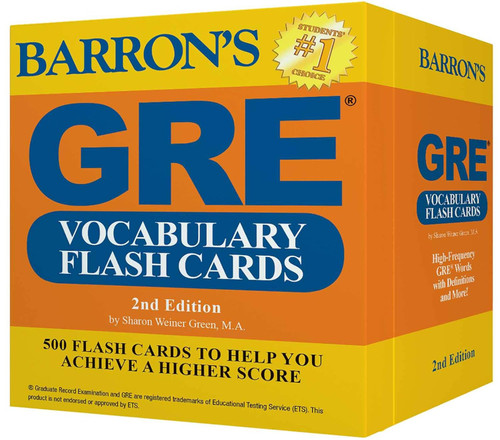 GRE Vocabulary Flash Cards (Barron's Test Prep)