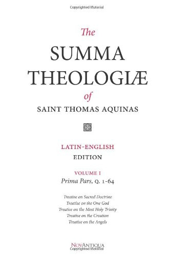 The Summa Theologiae Of St. Thomas Aquinas: Latin-English Edition