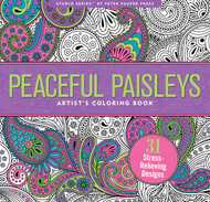 Peaceful Paisleys Adult Coloring Book