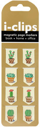 Succulents i-Clips Magnetic Page Markers