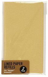 Lined Paper Refill (Inserts for Voyager Notebooks)