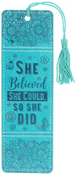 She Believed She Could Artisan Bookmark