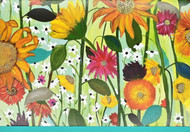 Sunflower Dreams Note Cards (14 cards 15 self-sealing envelopes)