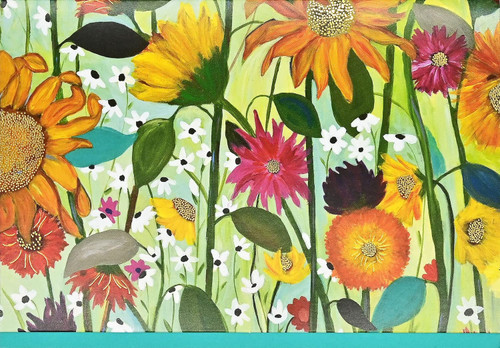 Sunflower Dreams Note Cards (14 cards 15 self-sealing envelopes)