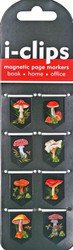 Mushrooms i-Clips Magnetic Page Markers