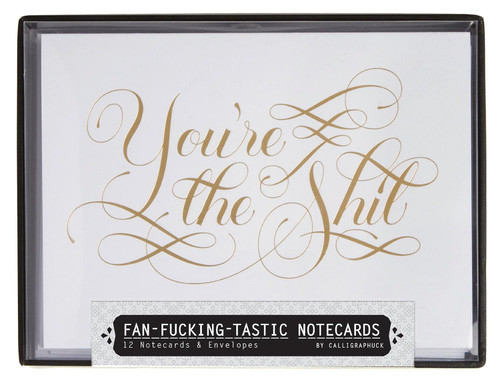 Fan Fucking Tastic Notecards (Calligraphuck)