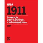 NFPA 1911 2017 ed. Inspection Maintenance In-Service Emergency Vehicles