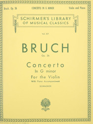 Concerto In G Minor for the Violin and Piano Op26