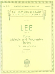 Forty Melodic and Progressive Etudes Bk1 Op31 Violoncello
