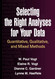 Selecting the Right Analyses for Your Data: Quantitative Qualitative