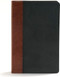 CSB Rainbow Study Bible Black/Tan LeatherTouch Indexed