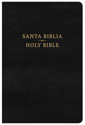 CSB Bilingual Bible Black Leather Spanish Language Translation w/