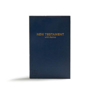 CSB Pocket New Testament with Psalms Navy Trade Paper Red Letter