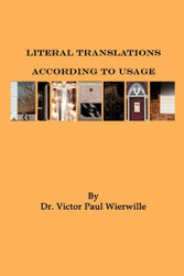 Literal Translations According to Usage