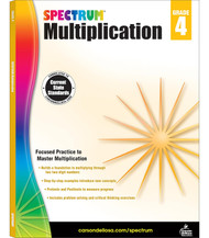 Spectrum 4th Grade Math Multiplication Workbooks Ages 9 to 10 4th