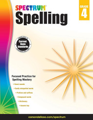Spectrum Spelling Workbook Grade 4 Ages 9 to 10 4th Grade Spelling