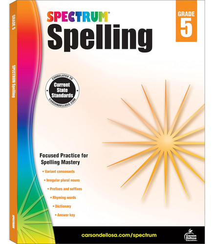 Spectrum 5th Grade Spelling Workbooks Ages 10 to 11 Spelling Grade 5