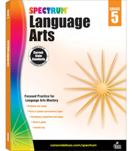 Spectrum 5th Grade Language Arts Workbook Ages 10 to 11 Grammar