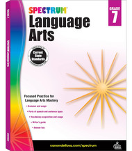 Spectrum Grade 7 Language Arts Workbooks Ages 12 to 13 Language Arts