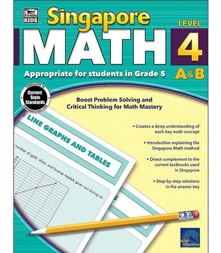 Singapore Math Level 4 A & B (Volume 25)