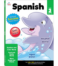 Carson Dellosa Spanish Grade 2 Workbook