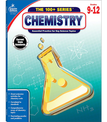 Carson Dellosa The 100+ Series: Grades 9-12 Chemistry Workbook