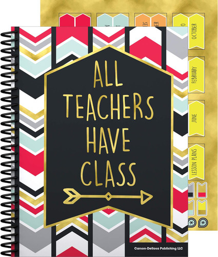 Carson Dellosa Aim High Teacher Planner 8" x 11" Spiral Bound Planner
