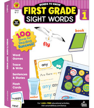 Words to Know Sight Words Workbook for First Grade Reading Activities