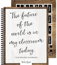 Classroom Teacher Weekly Lessons Planner Book w/ Checklists
