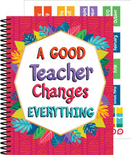 Carson Dellosa One World Teacher Planner 8" x 11" Undated Spiral