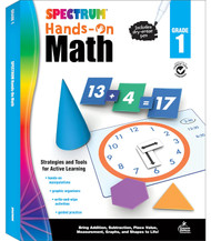 Spectrum 1st Grade Hands-On Math Workbook Ages 6 to 7 Grade 1