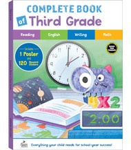 Carson Dellosa The Complete Book of Third Grade Workbook Reading