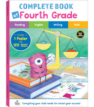 Carson Dellosa The Complete Book of 4th Grade Workbook Parts of