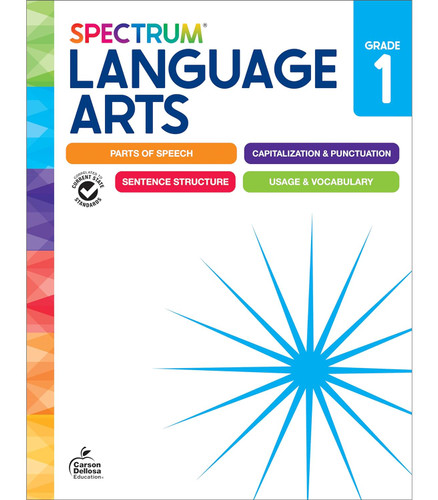 Spectrum Language Arts 1st Grade Workbooks First Grade Workbook