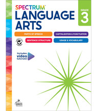 Spectrum 3rd Grade Language Arts Workbooks 3rd ELA Grade Books