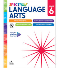 Spectrum 6th Grade Language Arts Workbook 6th Grade Books Covering