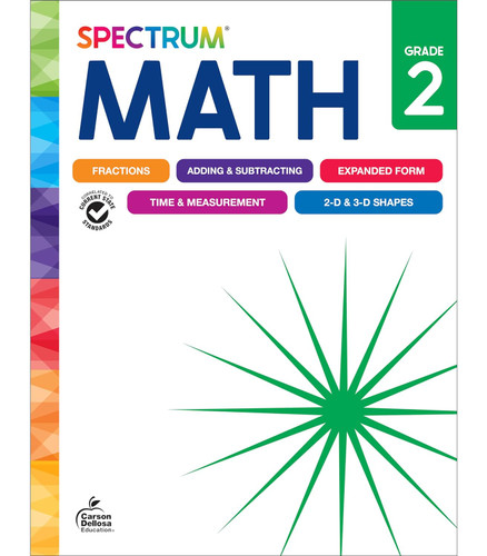 Spectrum 2nd Grade Math Workbook Math Workbook Grade 2 Ages 7 to 8
