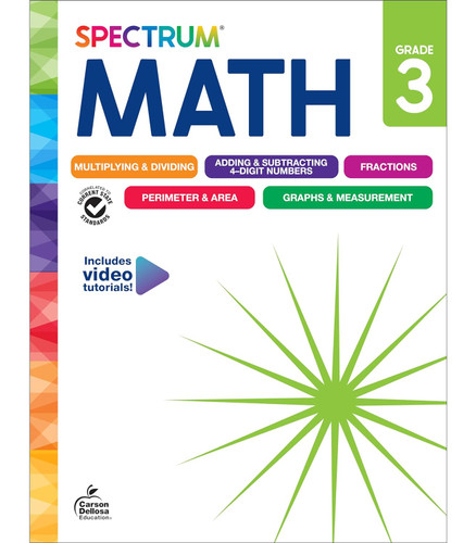 Spectrum 3rd Grade Math Workbook 3rd Grade Math Workbooks for Kids