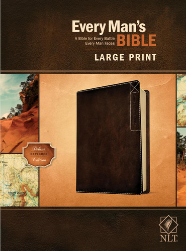 Every Man's Bible NLT Leather Large Print New Living Translation