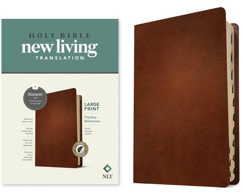 NLT Large Print Thinline Reference Bible Filament-Enabled Edition